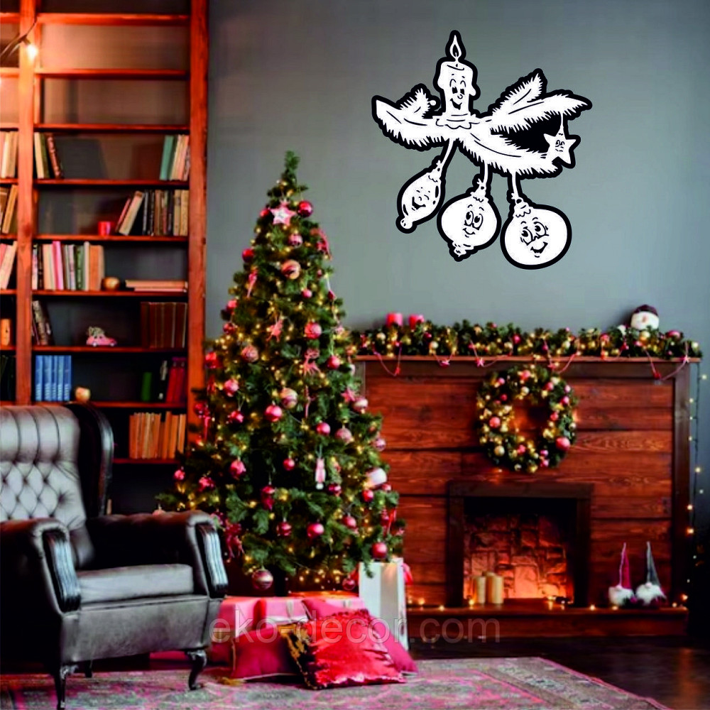 Декоративне настінне Панно «Новий рік», Декор на стену Київ - фото 6