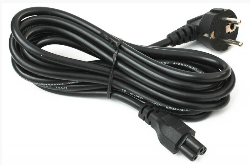 Кабель живлення 220В 1.5 м, 0,75мм2 С13-IEC C5 (для ноутбука) Вінниця - фото 1