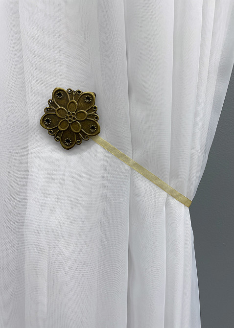 Магніти для штор і гардин Карпати набір 2 шт Бронзовий (81-144) Київ - фото 3