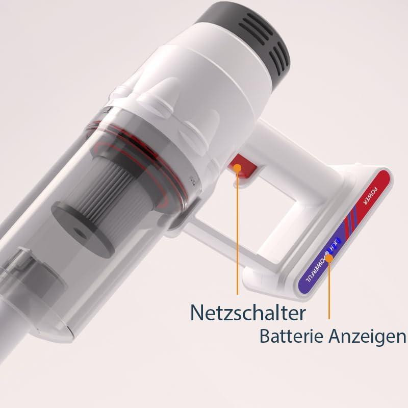 Бездротовий пилосос 5-в-1 високої продуктивності KEROMEE акумуляторний вертикальний з потужним всмоктуванням 8000PA Дніпро - фото 3