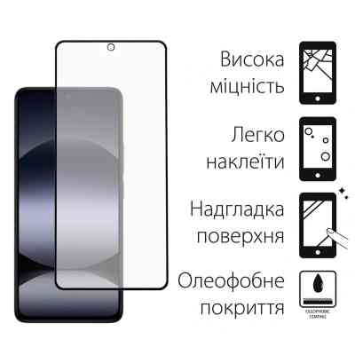 Стекло защитное Dengos Kit 2pcs Xiaomi Redmi Note 14 (DG-TG2P-63) Винница