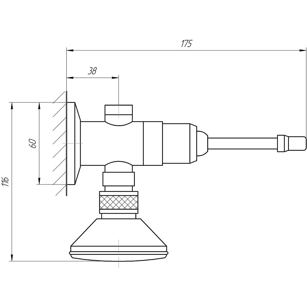 Кран-дозатор для літнього душу TREMOLADA ТREMO-489 Тернопіль - фото 2