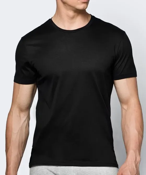 Мужская футболка Atlantic хлопок BMV-048 M, Черный Киев - изображение 1