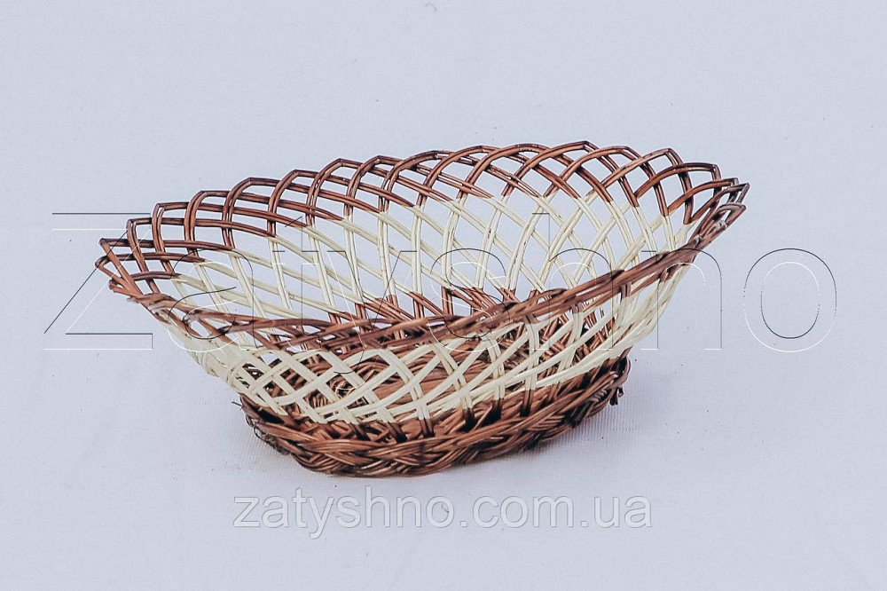 Цукерниця плетена | цукерниця з лози| тарілка плетена з лози Київ - фото 4