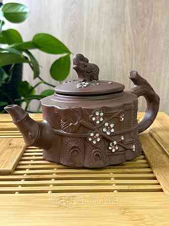 Чайник заварювальний ісинська глина 700 мл "Процвітання" світлий Т2586 Київ