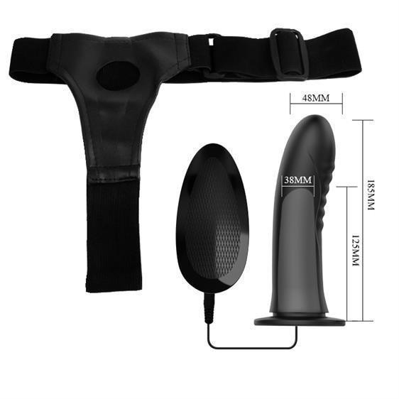 Страпон - Pretty Love Myron 7.2" Vibrating Strap On Sex Aura Київ - фото 5