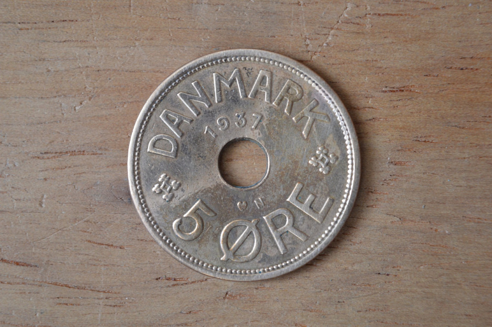 Данія 5 ере 1937 рік N Полтава - фото 1