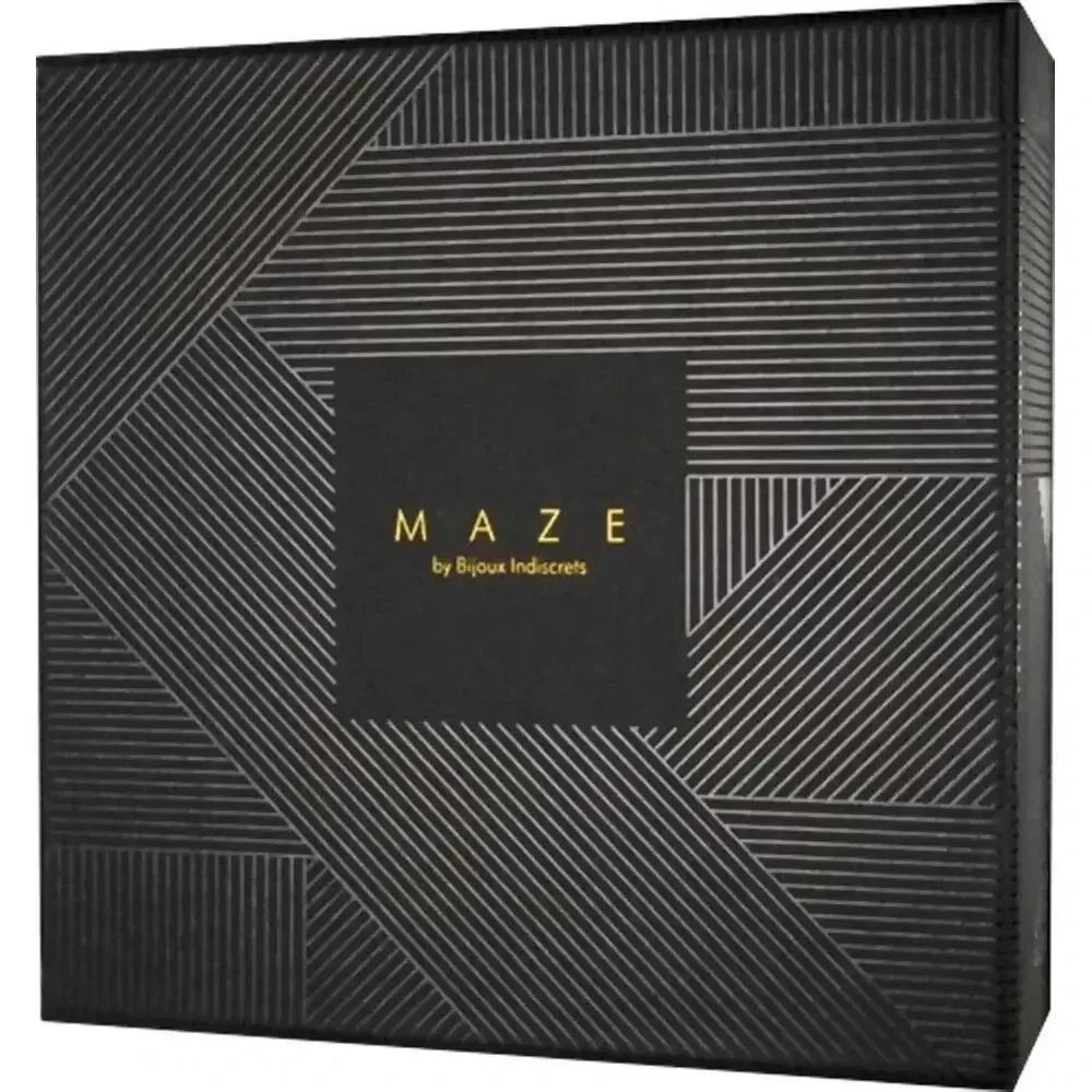 Наручники с поводком Indiscrets MAZE - T-Restraints Black, подарочная упаковка Sex Aura Киев - изображение 4