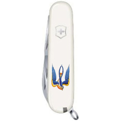 Нож Victorinox Spartan Ukraine 91 мм Тризуб Ластівка (1.3603.7_T1230u) Винница - изображение 4