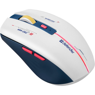 Мышка Defender Dila MM-282 Wireless White/Blue (52282) Винница - изображение 6