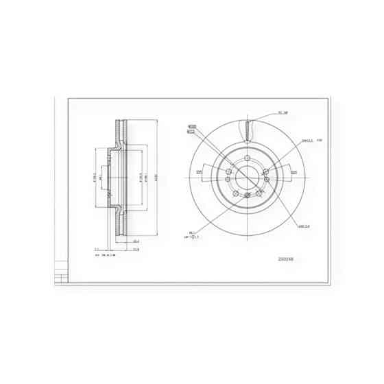 Диск Mercedes-Benz M-Class W164 передній (d330x32mm) гальмівний Мукачево