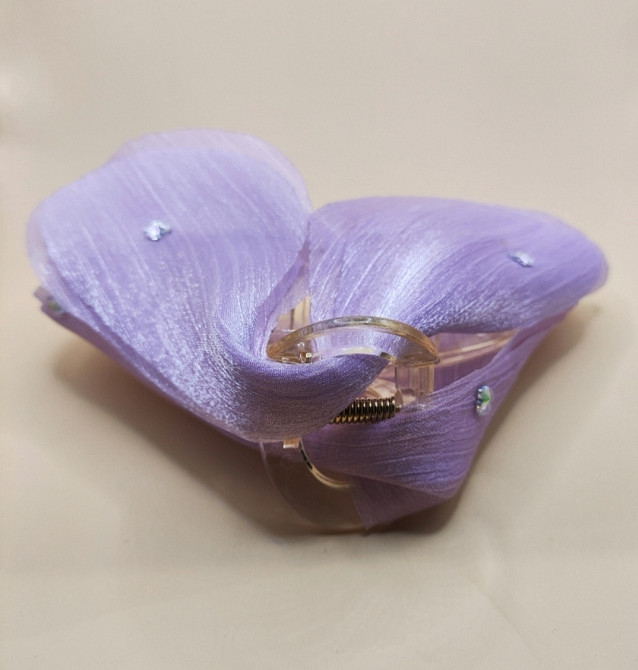 Заколка-крабик "Бант-метелик" Фіолетовий Сміла - фото 10