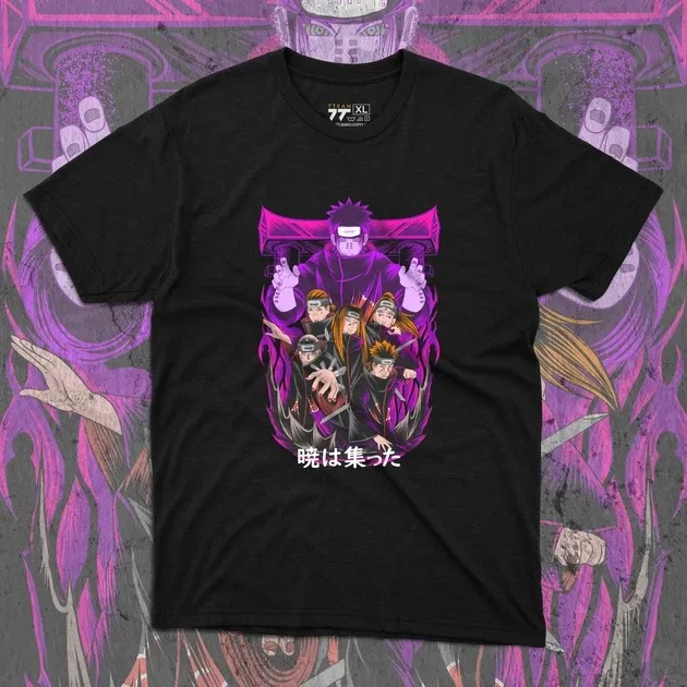 Футболка для подростка мальчика с принтом Наруто Акацукі Размер 160 Anime10320 Днепр - изображение 1