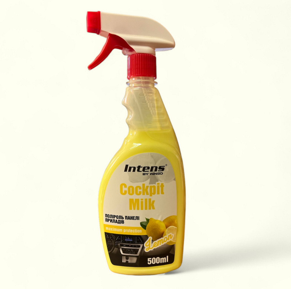 Полироль-молочко для приборной панели Winso Cockpit Milk Лимон Киев - изображение 1