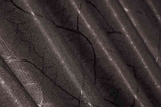 Шторна тканина льон рогожка, колекція "Савана", висота 2,8м колір венге 687ш Київ