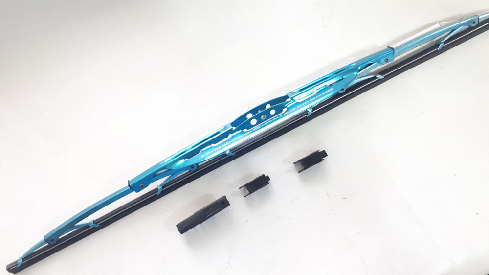 Двірник алюмінієвий із спойлером 559-22&quot; синій Вінниця - фото 1