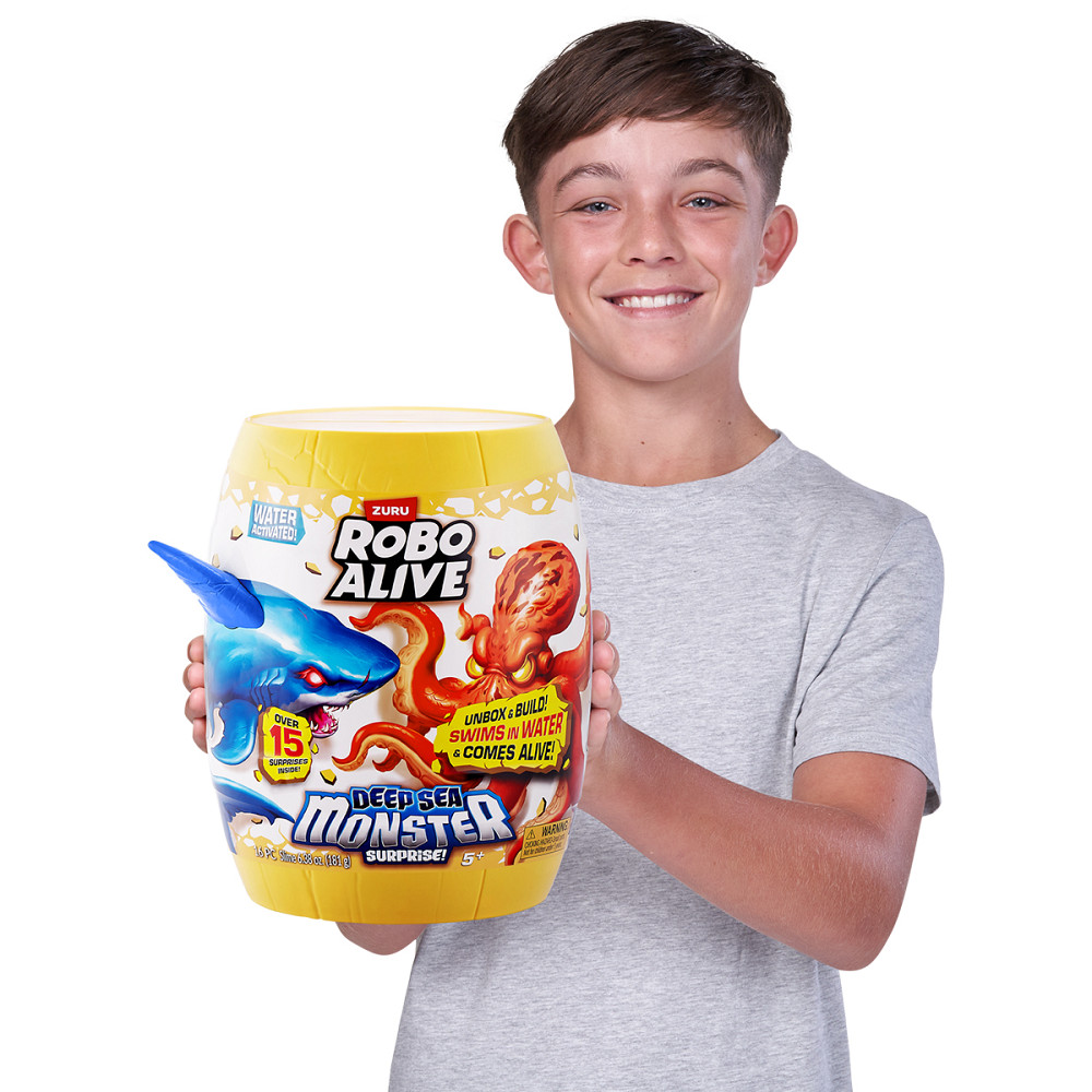 Інтерактивний ігровий набір Robo Alive – Глибоководний сюрприз. Велика біла акула Дніпро - фото 3