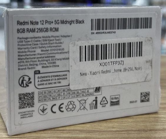 Смартфон: Xiaomi Redmi Note 12 Pro Plus 8/256Gb Black Киев - изображение 2