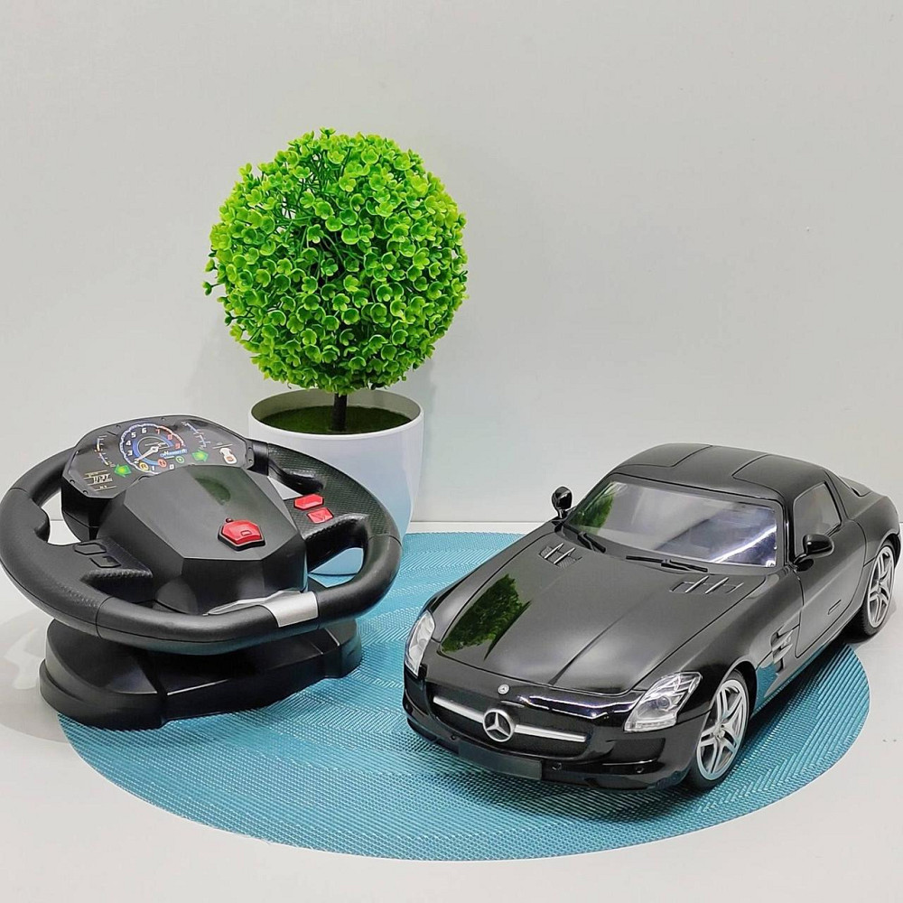 Машинка на радіокеруванні Mercedes-Benz SLS гумові колеса світ масштаб 1:14 Чорна (2024A) Чернігів - фото 1