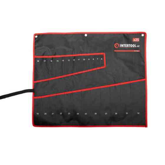 Чохол для гайкових ключів 25 кишень INTERTOOL BX-9011 Киев