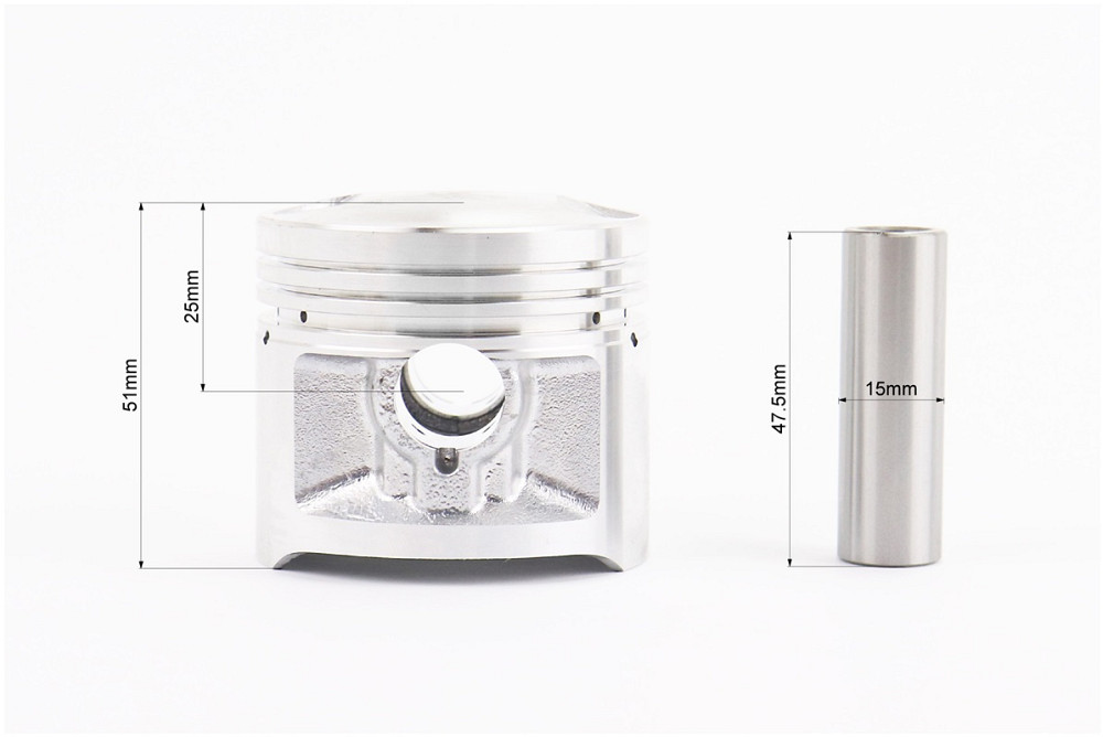 Циліндр к-кт (ЦПГ) 125cc Ø56,5мм (висота 70/97мм, палець 15мм) ZHENGHE Київ - фото 6