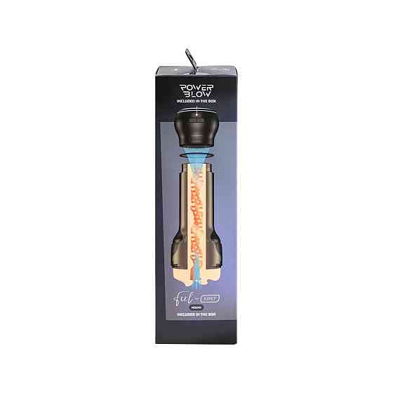 Мастурбатор-ротик Kiiroo Feel Mouth с всасывающей интерактивной насадкой PowerBlow Combo Set Sex Aura Киев
