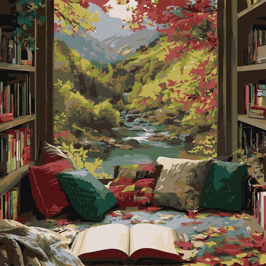 Картина за номерами "Гірська мрія" ©art_selena_ua KHO6414, 40х40 см Вінниця - фото 1