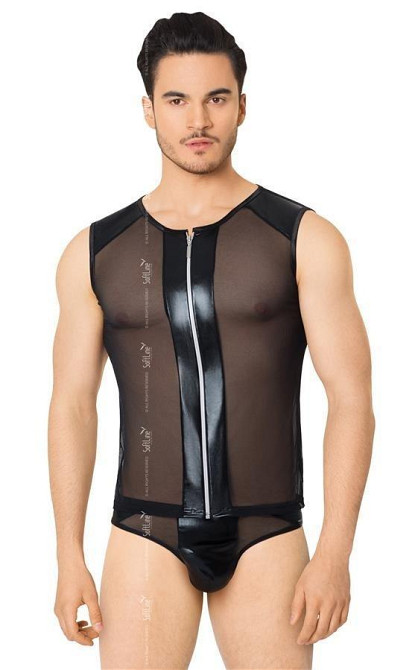 Мужской комплект белья - Shirt and Shorts 4606, black - XL Sex Aura Киев - изображение 1