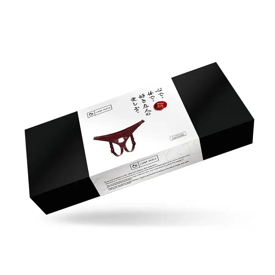 Трусики для страпона Liebe Seele Wine Red Strap on Harness Львів - фото 9