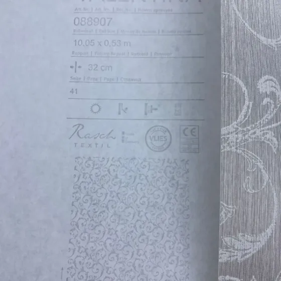 Шпалери Rasch Textil Valentina 088907 Київ