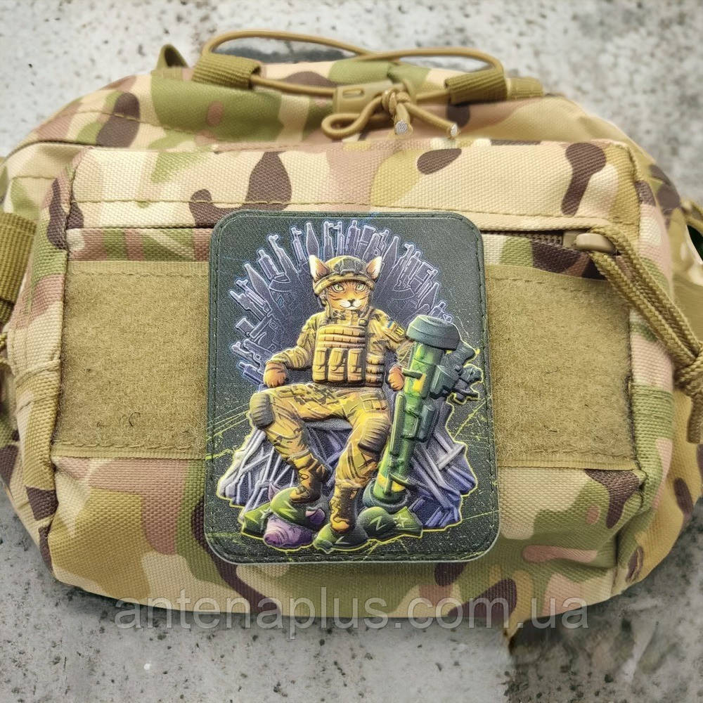 Кіт на Залізному Троні Гра Престолів шеврон / патч Київ - фото 2
