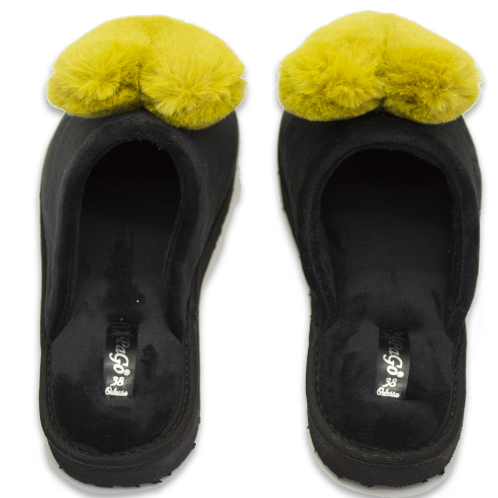 Тапочки жіночі велюр закриті з серцем "Розове серце" Одеса - фото 5