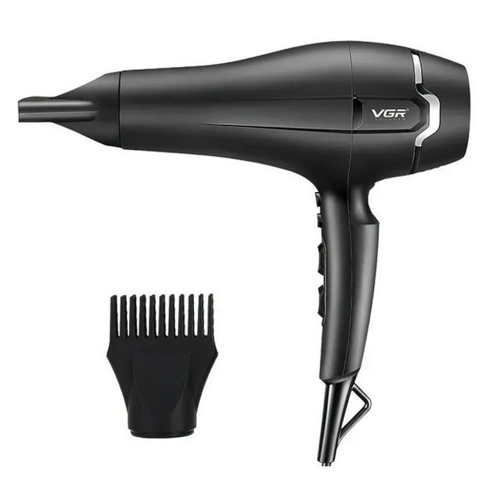 Фен для укладки прически VGR V-450, Фен с регулятором мощности и температуры Хороший для дома DU-71 Львов - изображение 4