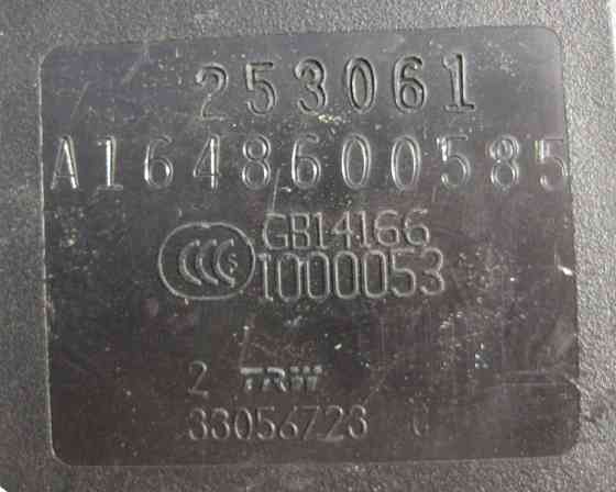 Mercedes-Benz  A1648600585 9C94 Ремінь безпеки 3-й ряд лівий чорний GL X164 Одеса