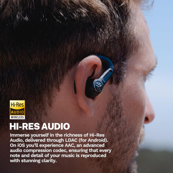 Беспроводные наушники JLab Epic Sport ANC 3 TWS, ANC, 68+ ч, LDAC, Bluetooth Multipoint, IP66, Black Киев
