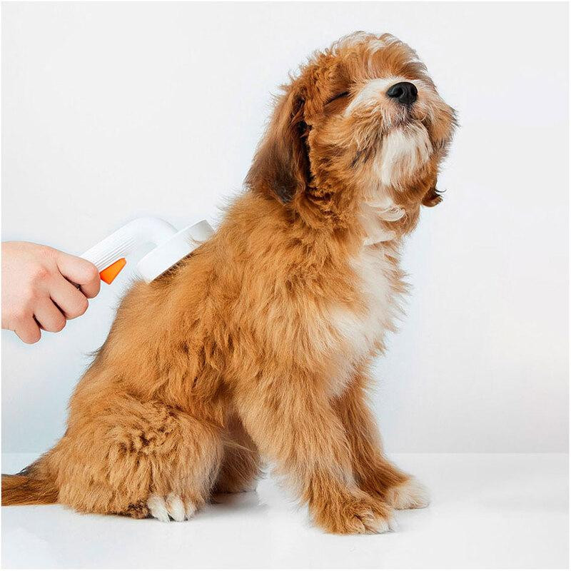 Щітка для грумінгу для тварин PetKit Pet Grooming Brush PGB2 (Біла) Миколаїв - фото 9