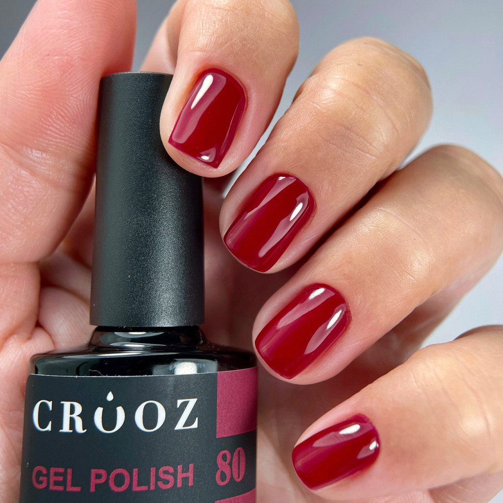 Гель-лак Crooz 80 (стигла вишня) 8мл Херсон - изображение 1