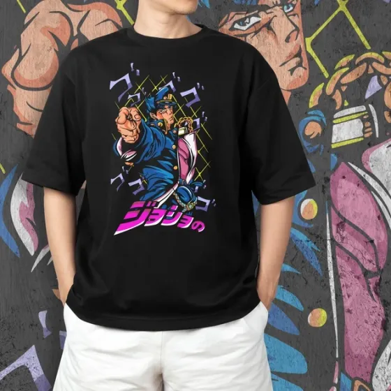 Футболка чоловіча з  принтом Джо Джо Джотаро Куджо Розмір 48 Дніпро