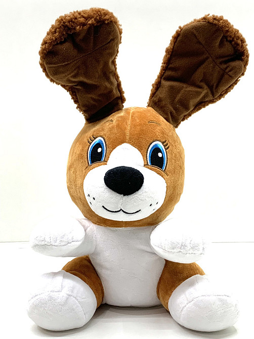 Зайчик інтерактивний Пухнасті звірята гра в хованки 33 см Коричневий (M 5708 I UA) Чернігів - фото 1