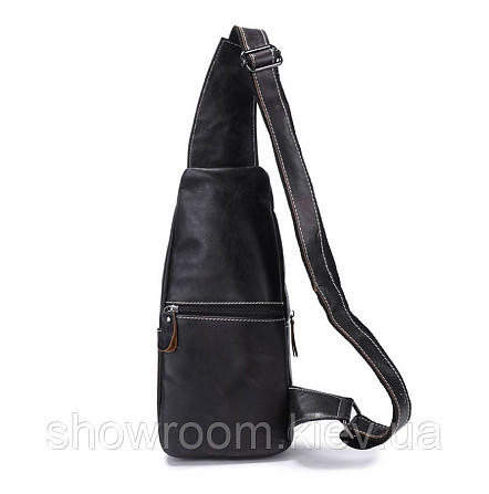 Мужская сумка на грудь (слинг) Leather Collection (376) Киев - изображение 2