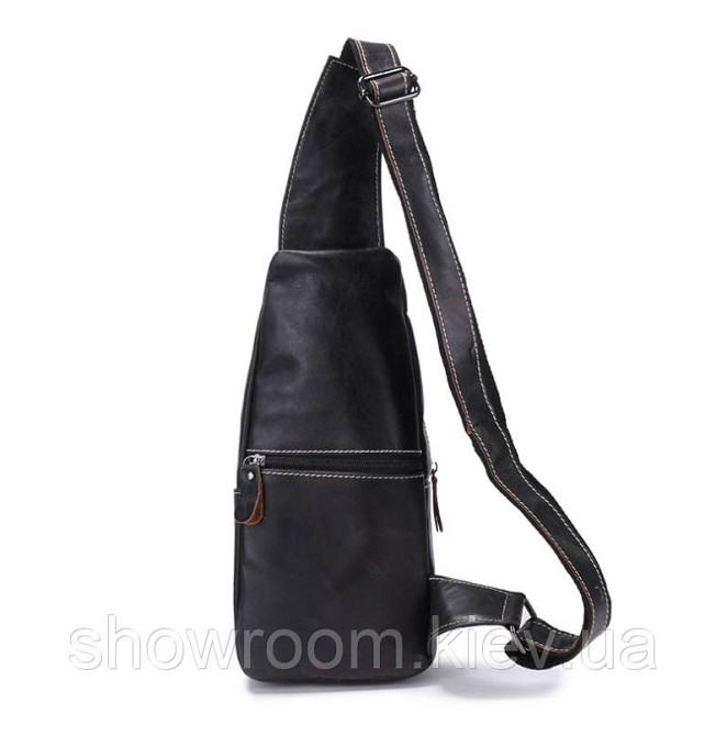 Чоловічі сумки на груди (слінг) Leather Collection (376) Київ - фото 2