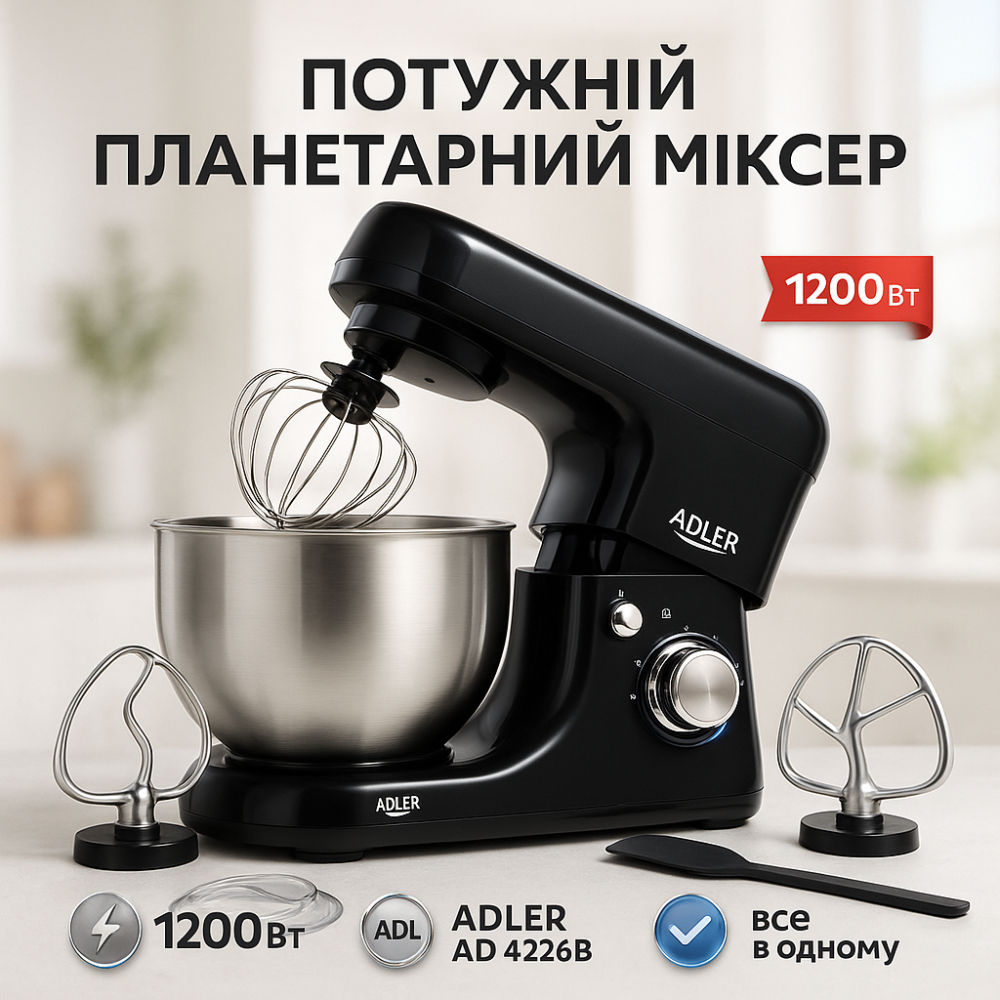 Тістомісильник з насадкою для пасти, Хороший кухонний комбайн тістомісильник, Комбайн 3в1 ZL-70 Львів - фото 11