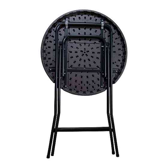 Стіл складаний круглий, Time Eco ТЕ-1848, графіт, 0.8 м Київ