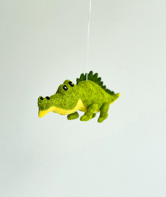 Мягкая фетровая игрушка крокодил ручной работы – безопасная развивающая игрушка Киев - изображение 8