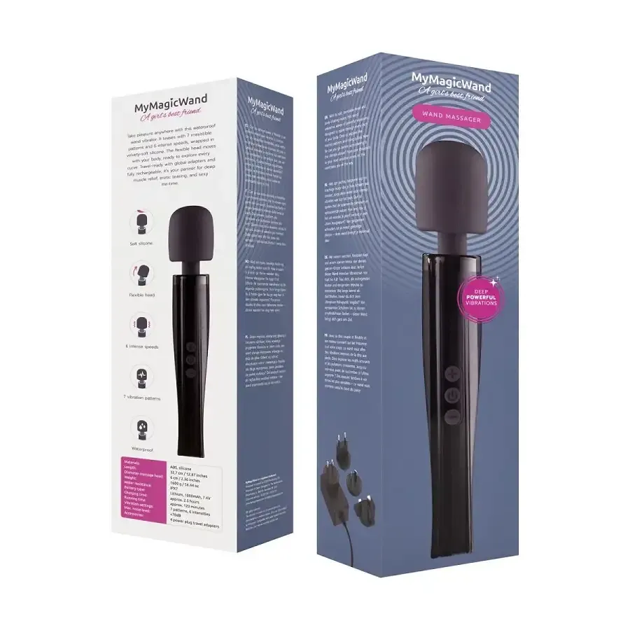 Вибромассажер MyMagicWand - Wand Massger Dynamite Grey Львов - изображение 8
