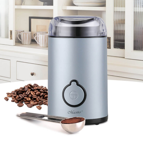 Кавомолка 150W з покриттям "soft-touch" сірий MR-452-GREY Маестро Житомир