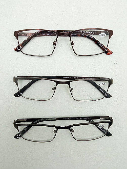 Окуляри для зору в металевій оправі 11282 Луцьк - фото 1