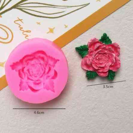 Молд кондитерский Роза 46 мм розовый Киев