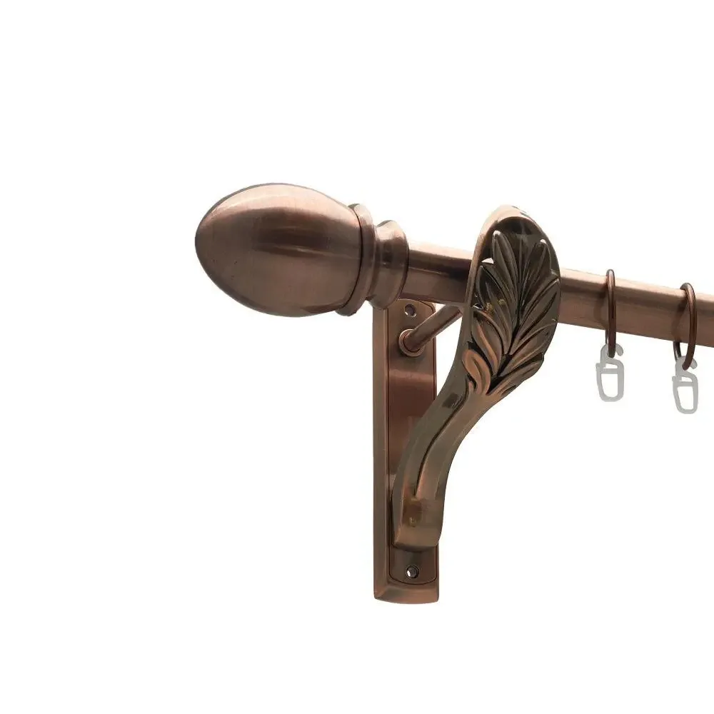 Карниз Orvit Белуно металевий однорядний ретро гладка труба кільце металеве Мідь 25 мм 300 см (00-00016279) Львів - фото 1