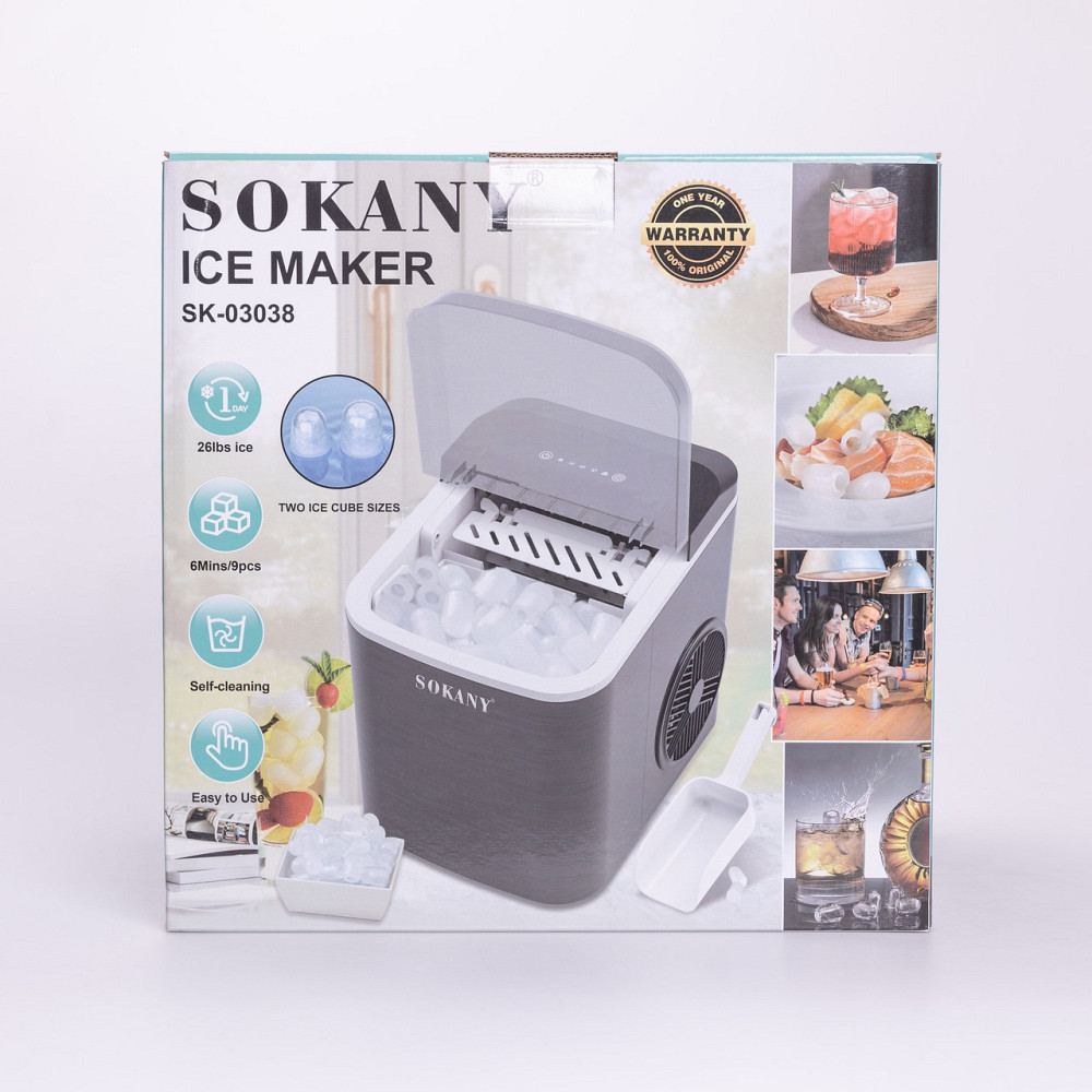Sokany Льодогенератор для дому SOKANY 112 Вт SK-03038 Коломия - фото 8